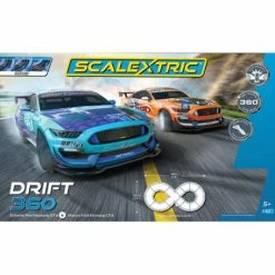New 🧨 Scalextric Drift 360 Race Set 😍