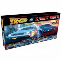 Outlet 😉 Scalextric Back To The Future Vs Knight Rider K.I.T.T. 🎁