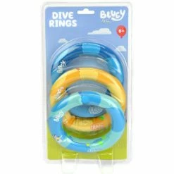Outlet 🔔 Bluey Dive Rings (3Pk) 🔥