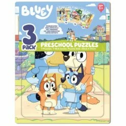 Promo 🔔 Bluey Frame Tray Puzzle 3Pk ⭐