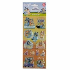 Deals 🌟 Bluey Bubble Stickers 3 Pack 🥰