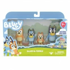 Discount 🔥 Bluey S5 Figure 4 Pack Assorted 👍