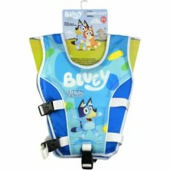 New 😍 Bluey Swim Vest Child Small 15-25kg Blue 🌟