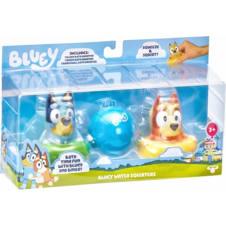 Promo ⭐ Bluey S4 Squirters 3 Pack 🔔 1 Promo ⭐ Bluey S4 Squirters 3 Pack 🔔