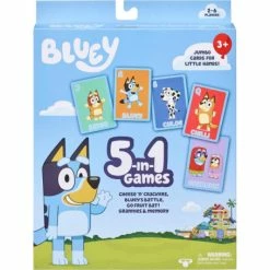 Wholesale 😀 Bluey 5 In 1 Card Game Set 🔥