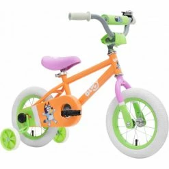 Best Sale 👏 Bluey 30cm Bike Orange/Green 👍